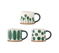 Bloomingville Linora mug 450 ml 3-pack Green