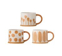 Bloomingville Linora mug 450 ml 3-pack White-brown