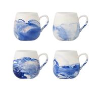 Bloomingville Lyre cup 4-pack Blue