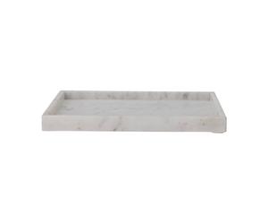 Bloomingville Majsa decorative tray 35x35 cm White marble