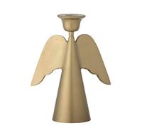 Bloomingville Marica Candle Holder Made of Brass in Gold in the Shape of an Angel Height 20 cm Width 15 cm