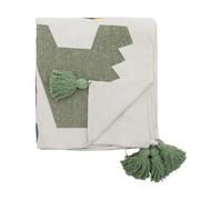 Bloomingville Memmo cotton throw 160x130 cm Natural