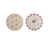 Bloomingville Merry-go-round plate Ø16 cm 2 pieces Beige-red