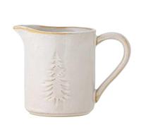 Bloomingville Milk Jug Winter White with Christmas Tree 145 ml Crockery Jug