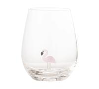 Bloomingville Misa drinking glass 56 lear-flamingo