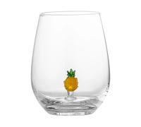Bloomingville Misa drinking glass 56 lear-pineapple
