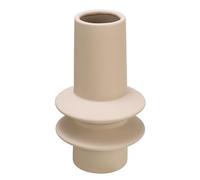 Bloomingville Modern Sculptural Stoneware Vase with Latex Glaze, Taupe