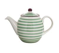 Bloomingville Patrizia 21105933 Teapot Stoneware 1200 ml Dishwasher Safe Tea Kettle Green