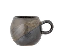 Bloomingville Paula Mug, Brown Stoneware, Coffee Cup, Kitchen Decor