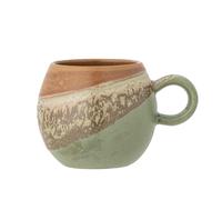 Bloomingville Paula Mug, Green, Stoneware, Dishwasher Safe, Coffee Cup