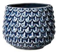 Bloomingville Pinecone Flower Pot Decorative Flower Pots Indoor Creative Retro Style S (9.5 cm ø), Petroleum, Ceramic,