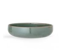 Bloomingville Pixie Serving Bowl 28.5 cm - Handmade Stoneware Bowl in Danish Design, Green Glazed, Unique & Stylish Serving