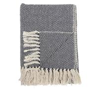 Bloomingville - Plaid 160x130cm, Blue - Blue
