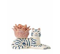 Bloomingville Rory Stoneware Candle Holder - White