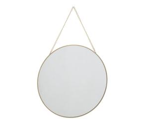 Bloomingville Round Wall Mirror 38cm Gold Modern Home Decor