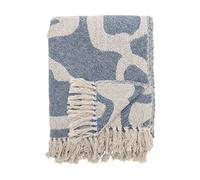 Bloomingville Salobre throw cotton 160x130 cm Blue