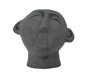 Bloomingville Sculpture, Terracotta, Black, 17x16x15 cm