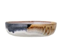 Bloomingville Serving Bowl Jules, Nature Grey Brown Blue, Ceramic Dish