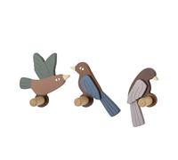 Bloomingville Set Of 3-lewi Bird 82054427 Cot Tidy