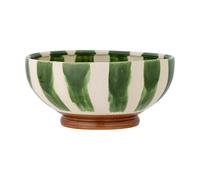 Bloomingville Shakti serving bowl Ø26 cm Green-white
