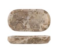 Bloomingville Shao tray marble 24.5x12.5 cm Natural