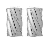 Bloomingville Silvia candle holder 2-pack Ø7 cm Silver