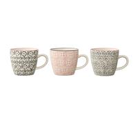 Bloomingville Small Cups Cecile, Rose Grey, Ceramic, Set of 3