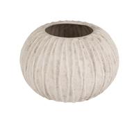 Bloomingville Textured Composite Resin Planter/Vase, Antique White, Stoneware