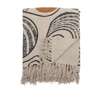 Bloomingville Throw Blanket, Nature Cotton, Cozy Home Decor, Soft