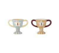 Bloomingville Trophy egg cup 2-piece Blue