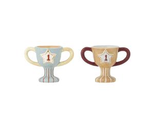 Bloomingville Trophy egg cup 2-piece Blue