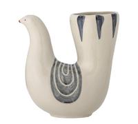 Trudy stoneware bird vase White one size