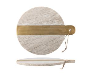 Bloomingville Villette marble cutting board 25x30.5 cm Natural