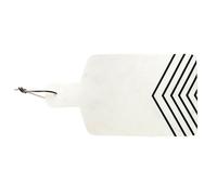 Bloomingville White and Black Chevron Marble Cheese Cutting Board