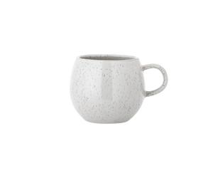 Bloomingville White Stoneware Addison Mug, 500 ml