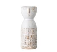 Bloomingville White Stoneware Vase Decorative Home Accent