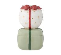 Bloomingville Candle Holder, Polyresin, Green, Ø5xH9 cm