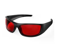 Bloomoak 99.9% Blue Green Light Blocking Dual AR Coatings Red Lens for Computer Gaming Reduce Eyestrain, Improve Sleep