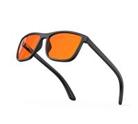 Bloomoak 99.9% Blue Light Blocking Reading Glasses, Classic Computer Readers, Relieve Eye Fatigue and Improve Sleep, Suitable for Screens, Games, Mobile Phones (Orange, 2, x)
