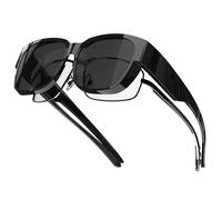 Bloomoak Polarized Over Glasses Anti-Glare UV 400 Protection for Men Women - Fit Over Glasses/Suit for Driving/Fishing/Golf