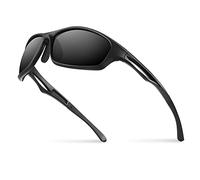 Bloomoak Polarized Sport Sunglasses - UV 400 Protection/Wraparound Tr90 Superlight Frame - Fit for Driving/Running/Cycling/Golf