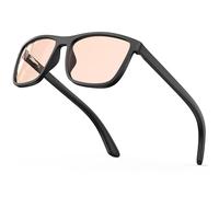 Bloomoak Rose Tinted Migraine Relief Glasses, FL- Flex Pink Light Sensitivity Glasses for Fluorescent LED Glare, Photophobia, Eye Strain (Blush Pink - 52% - For Indoor)