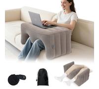 Bloomoja Inflatable Reading Pillow, laptop Lap Desk with Inflatable Bag, Adjustable Gaming Pillows for Bed, Couch, Floor, Portable Leg Elevation Pillow for Comfortable Reading, Working, Crocheting