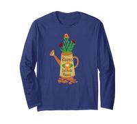 Blooms and Solitude Garden Flower Zen Aesthetic Long Sleeve T-Shirt