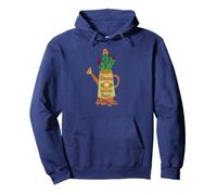 Blooms and Solitude Garden Flower Zen Aesthetic Pullover Hoodie