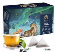 Blooms & Leopard, Berry Borealis, Green Tea with Herbs.