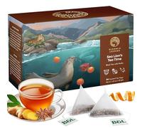 Blooms & Leopard, Sea Lion's Tea Time, Black Tea with Orange and Spices.