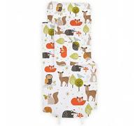 Bloomsbury Mill - Nap Mat for Toddlers and Kids - Pillow, Mat and Blanket - All-in-One Sleeping Bag for Nursery & Ready Bed for Nap Time and Sleepovers - Travel Essentials - Woodland Animals