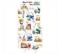 Bloomsbury Mill - Nap Mat for Toddlers and Kids - Pillow, Mat and Blanket - All-in-One Sleeping Bag for Nursery & Ready Bed for Nap Time and Sleepovers - Travel Essentials - Construction Diggers