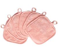 BloomSesame Makeup Remover Cloths for Face, Eye, Lips - Reusable Makeup Remover Pads Soft Microfiber Facial Cleansing Cloths 5 x 5 inch 6 Pack (Coral)